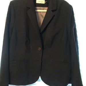 Women’s plus size Calvin Klein black suit